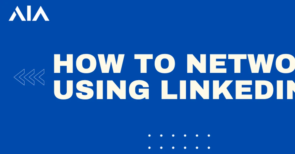 How to network using LinkedIn